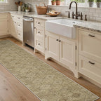 GENIMO Runner Rug 2x7 Non Slip Machine Washable Hallway Runner Rug, Low Pile - Image 2