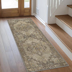 GENIMO 2x10 Runner Rugs for Hallway, Machine Washable Non Slip Vintage Rugs by GENIMO