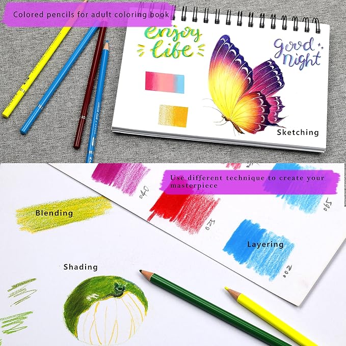 KALOUR Professional Colored Pencils, Artists Soft Core - Image 5
