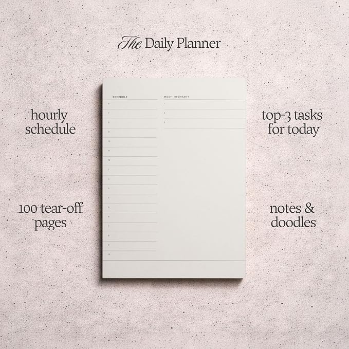 Daily To-Do List Notepad – Desk Pad - Image 3