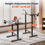 FitStand Small Pneumatic Adjustable Stand Up Desk, Rolling One-Piece Standing - Image 6