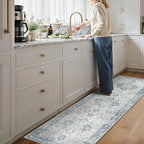 GENIMO Runner Rug 2x8, Non Slip Vintage Hallway Runner Rugs, Low Pile - Image 7