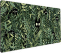 Cute Anime Cats Desk Mat Green Leaves Kawaii Mousepad XXL Extended Large Gaming by DCJJM