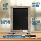 HBCY Creations Rustic Wooden Tabletop Chalkboard - Image 2