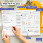 Clever Fox Planner PRO Light – Weekly & Monthly Life Planner to Increase - Image 3