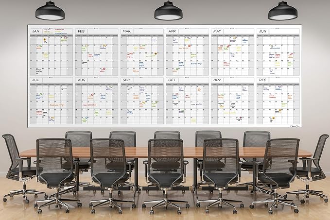 CLEVER CLEAN Large Dry Erase Wall Calendar - Image 6