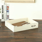 MyGift Rustic Wood Desktop Drawer-Style Stackable Document Letter Tray - Image 3