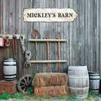 Rustic Custom Sign, Personalized Right Directional Metal Composite Street Sign - Image 8