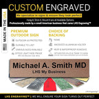 Personalized Name Plate with Choice of Mounting - Image 2