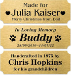 Caramel Sweet Life Personalized Name Plates, Solid Brass Engraved Plaque by Caramel