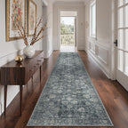 GENIMO Runner Rug 2x12 Non Slip Machine Washable Vintage Hallway Runner Rug by GENIMO