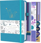 VIVID SCRIBBLES Dotted Journal – 160gsm Bleed Proof Thick White Paper – 200 by VividScribbles