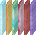 ForraFun 120 Pcs 12 Inch Plastic Ruler Bulk Colorful Transparent Ruler by Unknown