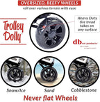 dbest products Trolley Dolly Black Foldable Shopping cart - Image 3