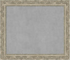 Amanti Art Silver Framed Magnetic Board 24x28 Medium Vision Board by AmantiArt