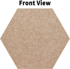 15'' Large Hexagon Cork-Bulletin Board Tiles Adhesive Frameless 10 Pack 15 x 13 - Image 2