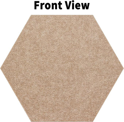 15'' Large Hexagon Cork-Bulletin Board Tiles Adhesive Frameless 10 Pack 15 x 13 - Image 2