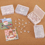 400Pcs Clear Push Pins 4 Types Thumb Tacks - Image 7