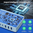 USB C Charger 300W USB C Charger Block, 8-Ports GaN IV Fast Charging Station Hub - Image 4