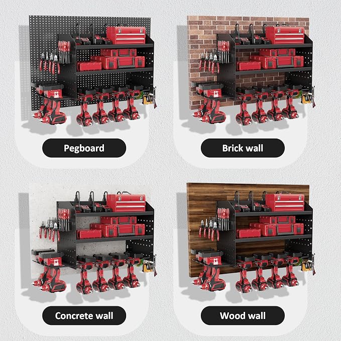 VDEVY Power Tool Organizer Wall Mount - Image 6