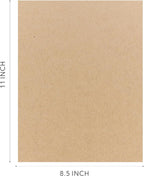 Kraft Cardstock Thick Paper 50 Sheets, 8.5" x 11" Heavyweight 92lb Cover Card - Image 4