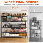 REIBII 85.7"H Garage Shelving 2998LBS Storage Shelves - Image 6