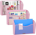 EasyPAG 3 Single Pocket Wall File Organizer, Mesh Hanging File Folder Organizer by EasyPAG
