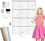 Large Dry Erase Wall Calendar by JJPRO