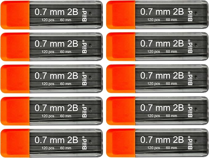 Bild Premium 1200 leads of 0.7 mm 2B Mechanical Pencil Lead Refills - Image 4