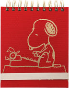 Peanuts Jotter by Graphique Luxe Collection, Fabric-Wrapped Hardcover Spiral by GraphiquedeFrance