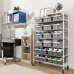 Seville Classics Heavy Duty NSF Bin Rack Solid Steel Wire Shelving Storage Unit - Image 3