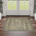 GENIMO 2x3 Area Rugs for Living Room, Machine Washable Non Slip Vintage Rugs - Image 3