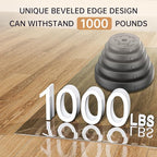 48“ x 36” Beveled Edge Glass Chair Mat - Image 8