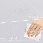 ALOANES Silvery Waterproof Desk Mat, Large Mouse Pad - Image 3