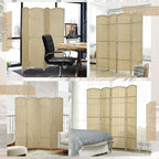 HOMCOM Room Divider, 4 Panel Folding Privacy Screen, 5.6' Tall Freestanding - Image 6