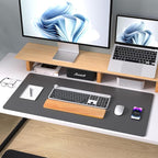 Aothia Leather Desk Pad Protector, Mouse Pad, Office Desk Mat, Non-Slip PU - Image 9
