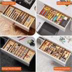 Silverware Organizer Large, Magnetic Connected Expandable 11 Slots Silverware - Image 8