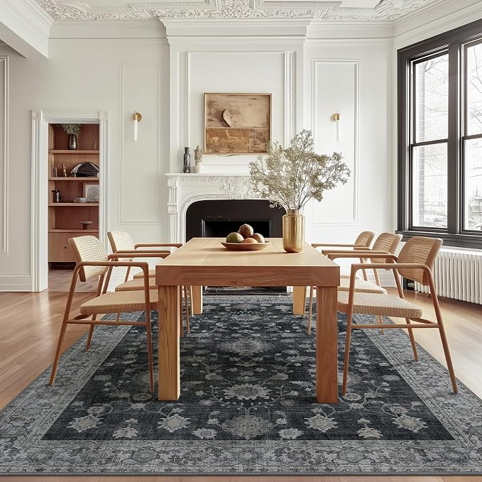 GENIMO Machine Washable 9x12 Area Rugs - Image 2