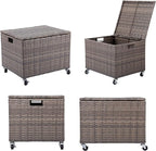BIRDROCK HOME Rolling File Box - Image 9