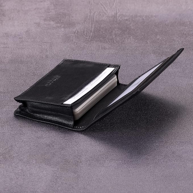Leather Business Card Case Holder - Image 4