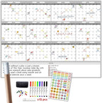 Large Dry Erase Wall Calendar by CleverClean