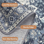 GENIMO 2x10 Runner Rugs for Hallway, Machine Washable Non Slip Vintage Rugs - Image 5