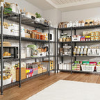 REIBII 78.4" W Storage Shelves Load 1500LBS, Metal Shelving 4-Tier Wire - Image 2