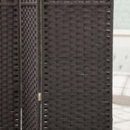 HOMCOM Room Divider, 6 Panel Folding Privacy Screen, 5.6' Tall Freestanding - Image 8