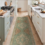 GENIMO Runner Rug 2'6"x6 Machine Washable Non Slip Vintage Hallway Runner Rug - Image 2