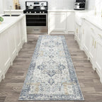 GENIMO Runner Rug 2x8, Non Slip Vintage Hallway Runner Rugs, Low Pile - Image 2
