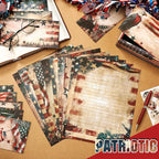 TaoBary 160 Pcs Stationery Paper Set 50 Double Sided Stationery Papers - Image 2