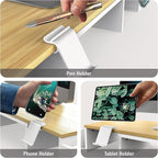 Simple Houseware Desk Dual Monitor Stand Riser - Image 4