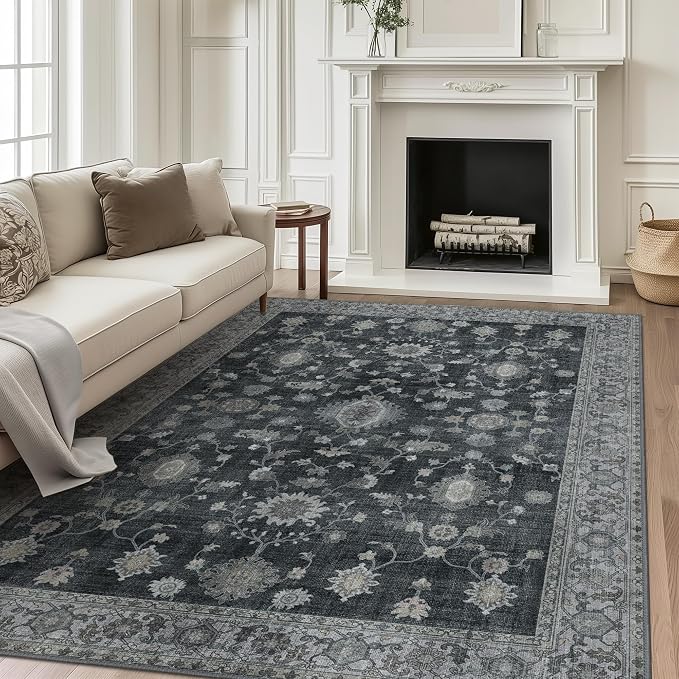 GENIMO Machine Washable 9x12 Area Rugs by GENIMO