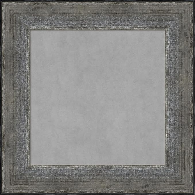 Amanti Art Silver Framed Magnetic Board 16x16 X-Small Vision Board by AmantiArt
